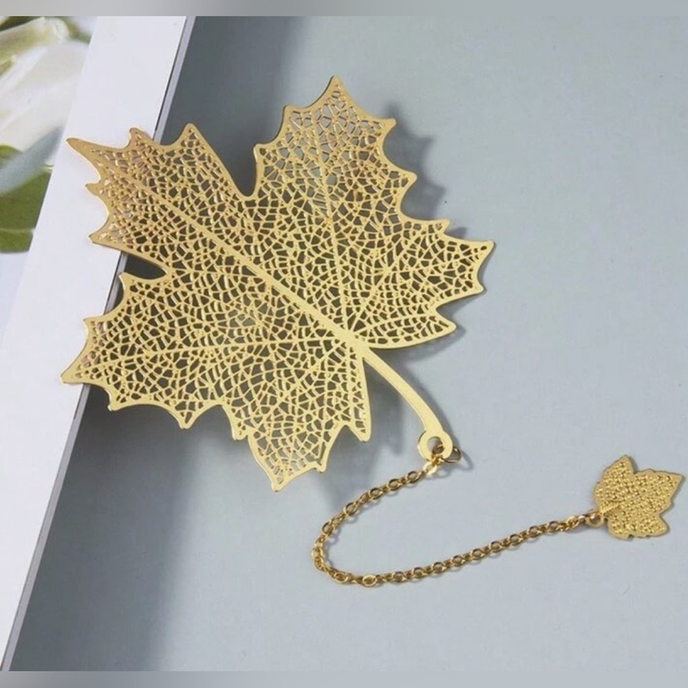 NEW Gold Leaf Bookmark